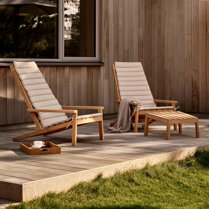 Fritz Hansen - Skagerak Between Lines Deck Stoohl and Chair with support