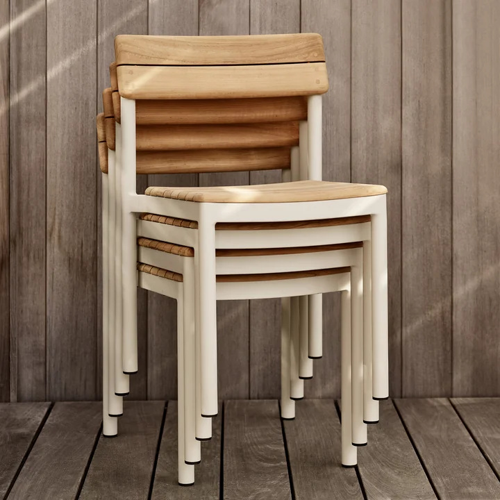 Fritz Hansen - Skagerak Pelagus Chair, teak / ivory