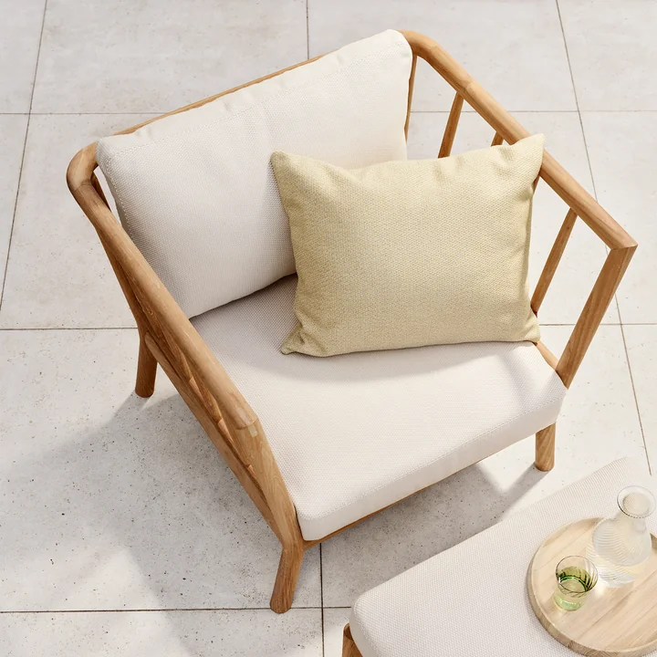 Fritz Hansen - Skagerak Tradition Outdoor lounge chair, teak / light sand