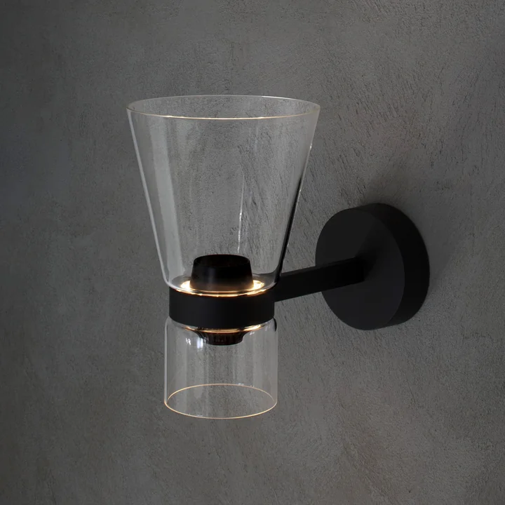 Flos - Nocturne Wall light cone EU, black