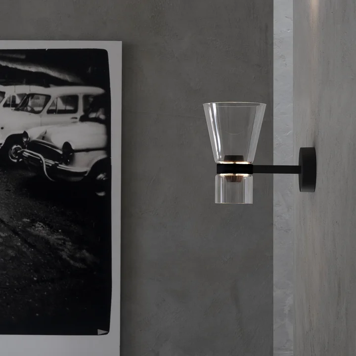Flos - Nocturne Wall light cone EU, black