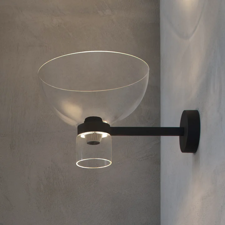 Flos - Nocturne Wall light bowl EU, black