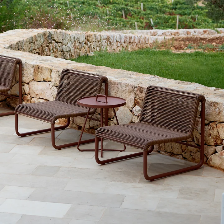 Cane-line - Al Dente Lounge chair, desert red