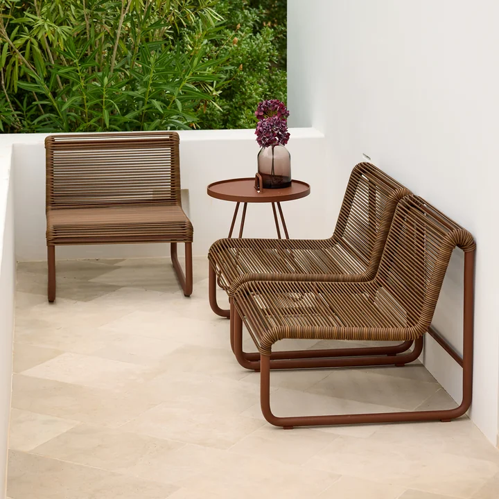 Cane-line - Al Dente Lounge chair, desert red