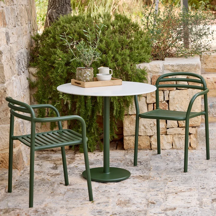 Cane-line - Bliss Armchair, dark green