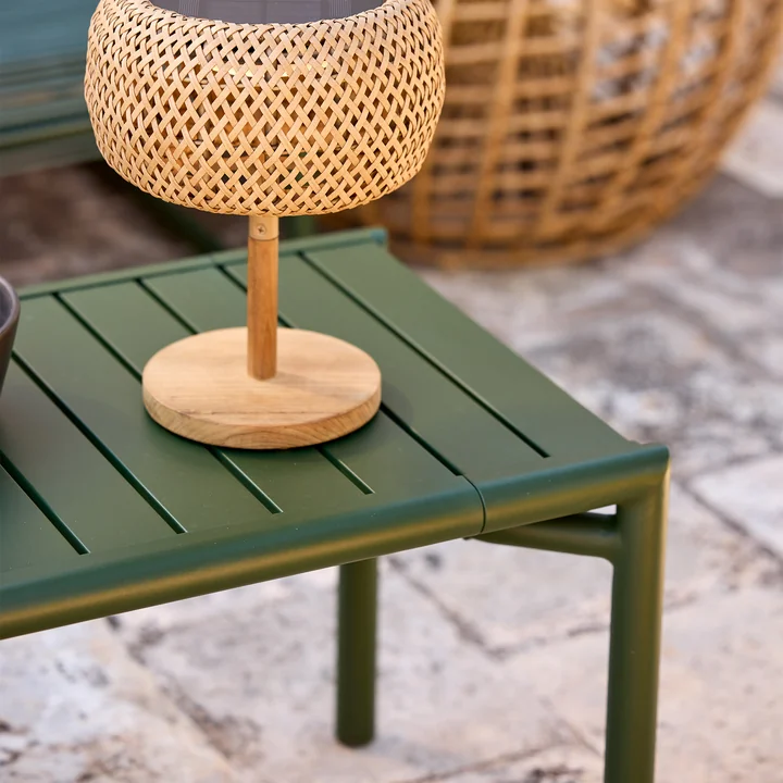 Cane-line - Bliss Coffee table / bench, dark green