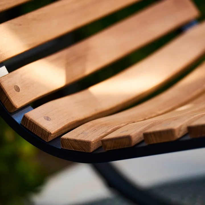 Cane-line - Parc Rocking chair Outdoor, lava gray