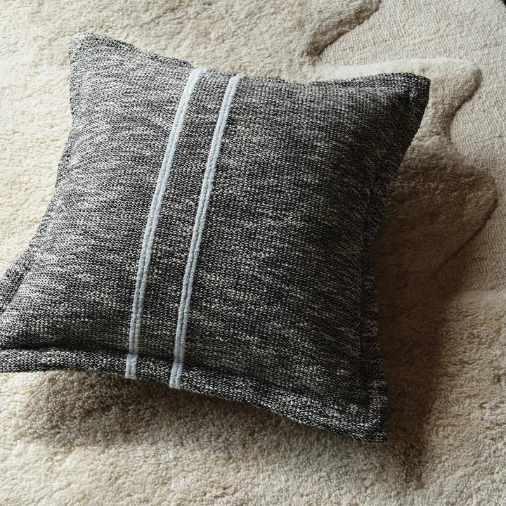 Tom Dixon - Track Cushion, 56 x 56 cm, black / white