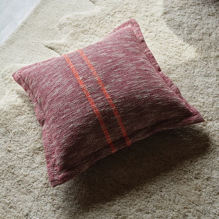 Tom Dixon - Track Cushion, 56 x 56 cm, burgundy