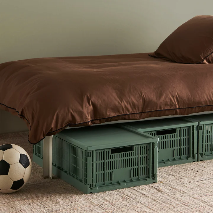 HAY - Outline bed linen, milk chocolate