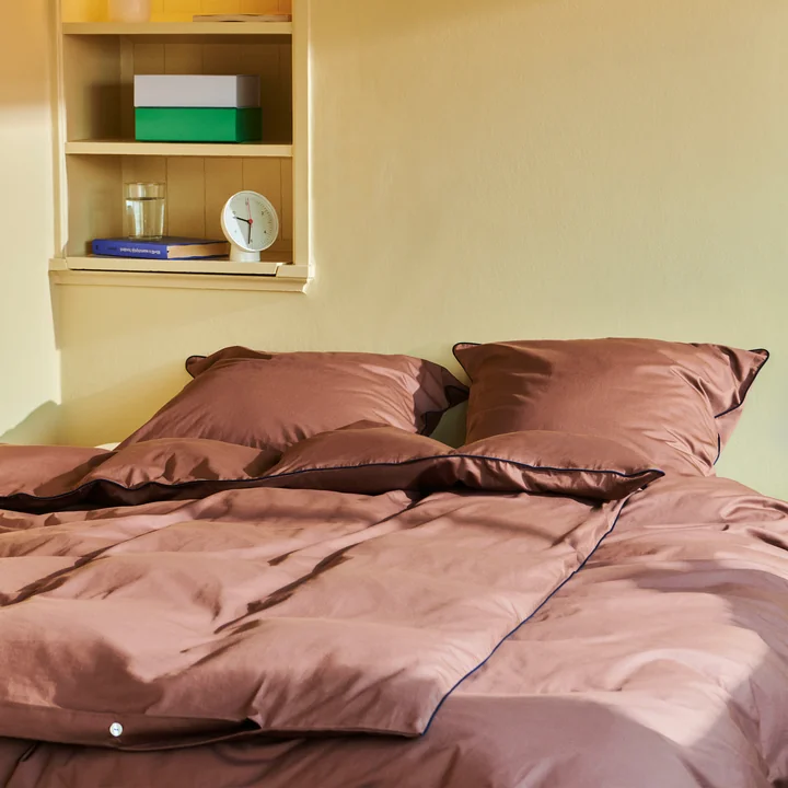 HAY - Outline bed linen, milk chocolate