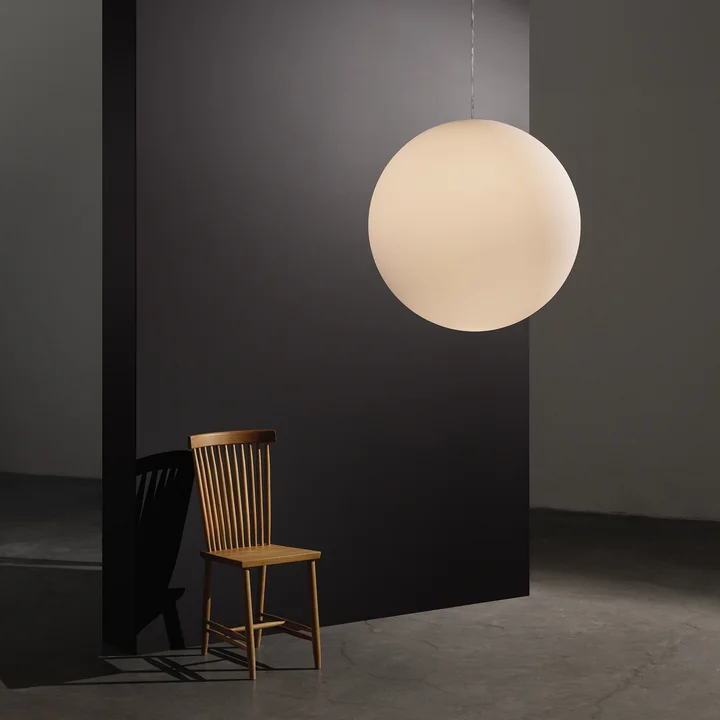 Design House Stockholm - Luna Pendant light XL Ø 60 cm, white