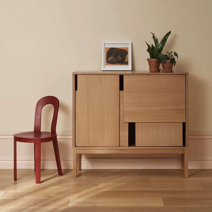 Design House Stockholm - Layer sideboard with legs, oak