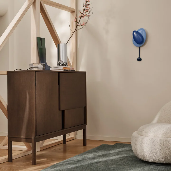Design House Stockholm - Layer sideboard with legs, dark oak
