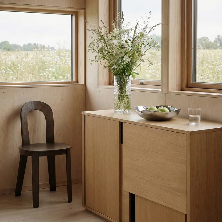 Design House Stockholm - Layer sideboard with legs, oak