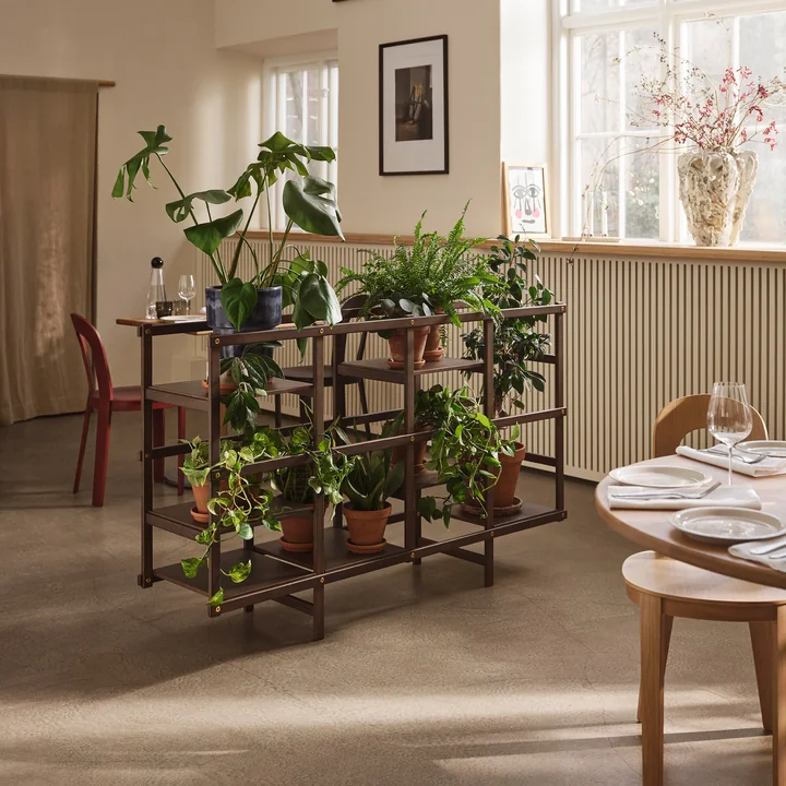 Design House Stockholm - Frame shelf, dark oak