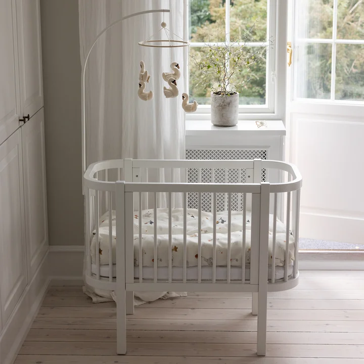 Sebra - Cot, white