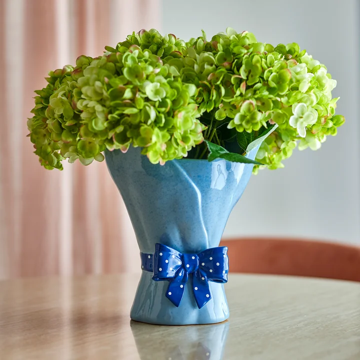 Bloomingville - Belivia Vase, blue