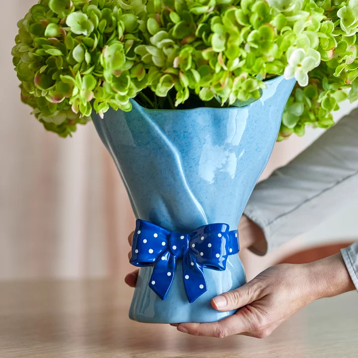 Bloomingville - Belivia Vase, blue