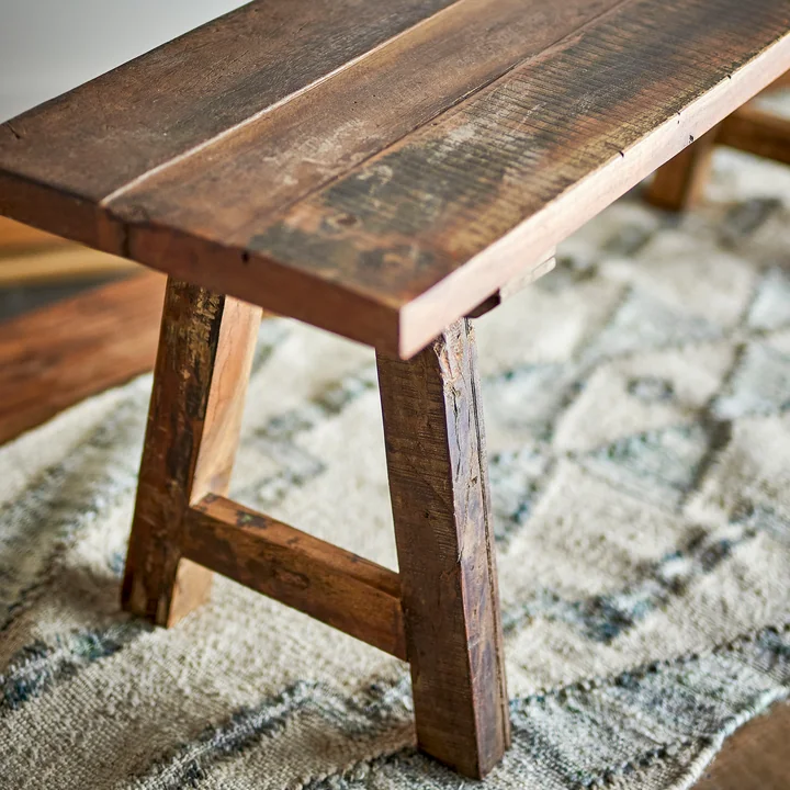Bloomingville - Brosse bench, reclaimed wood, brown