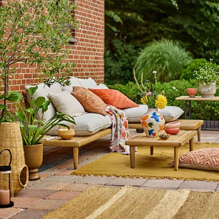 Bloomingville - Cesano Outdoor lounge set, nature, acacia