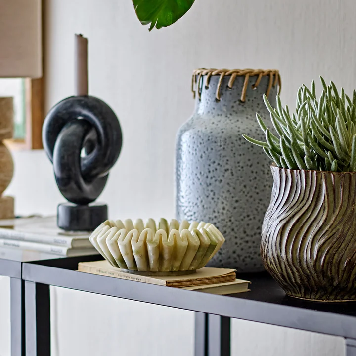 Bloomingville - Harmonia bowl, marble, green