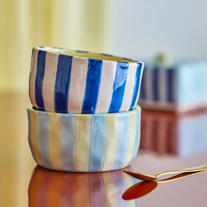 Bloomingville - Phoenix Bowl, Ø 13 x H 7 cm, multi (set of 2)