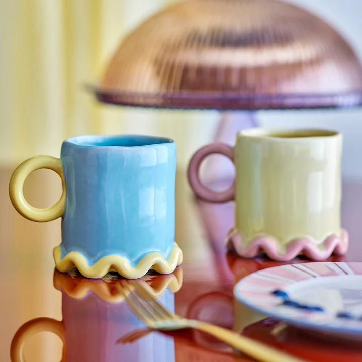 Bloomingville - Polly mug, 350 ml, multi (set of 2)