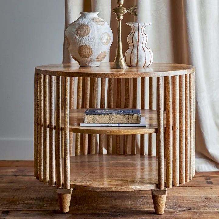 Bloomingville - Sali Coffee table, Ø 60 cm, mango