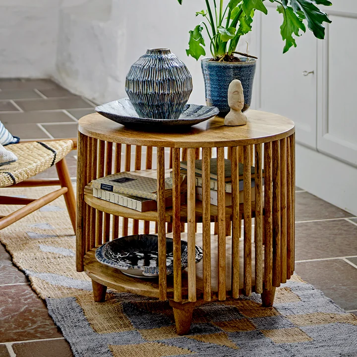 Bloomingville - Sali Coffee table, Ø 60 cm, mango