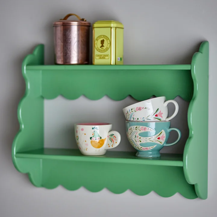 Bloomingville - Salla Wall shelf, green