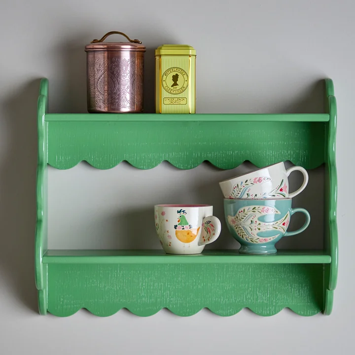 Bloomingville - Salla Wall shelf, green
