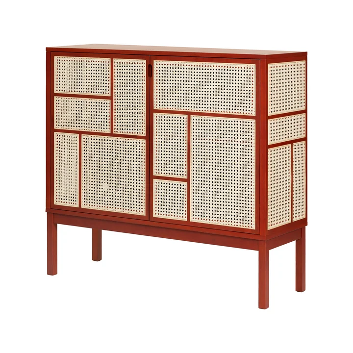 Design House Stockholm - Air Sideboard with legs, red