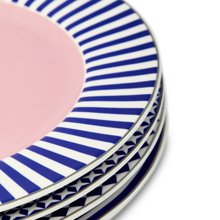 POLSPOTTEN - Aunty Dinner plates, Ø 27 cm, set of 4