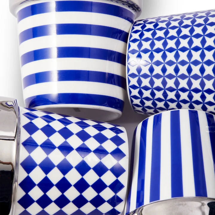 POLSPOTTEN - Aunty series (set of 4), cups, multicolored