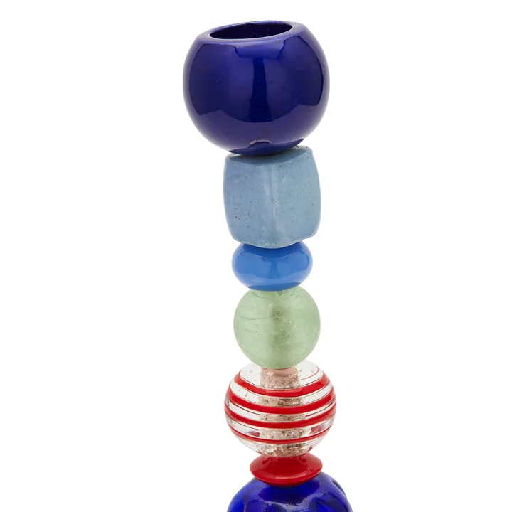 POLSPOTTEN - Beads Candle holder S, multicolored