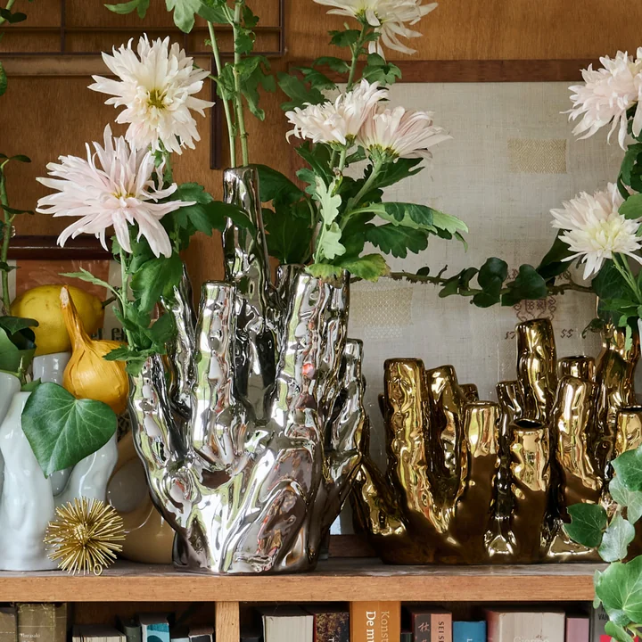 POLSPOTTEN - Coral Vase 20 Tulips, silver