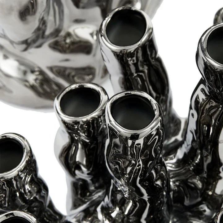 POLSPOTTEN - Coral Vase 50 Tulips, silver