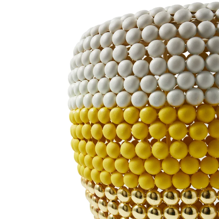 POLSPOTTEN - Dot Stool, striped, white