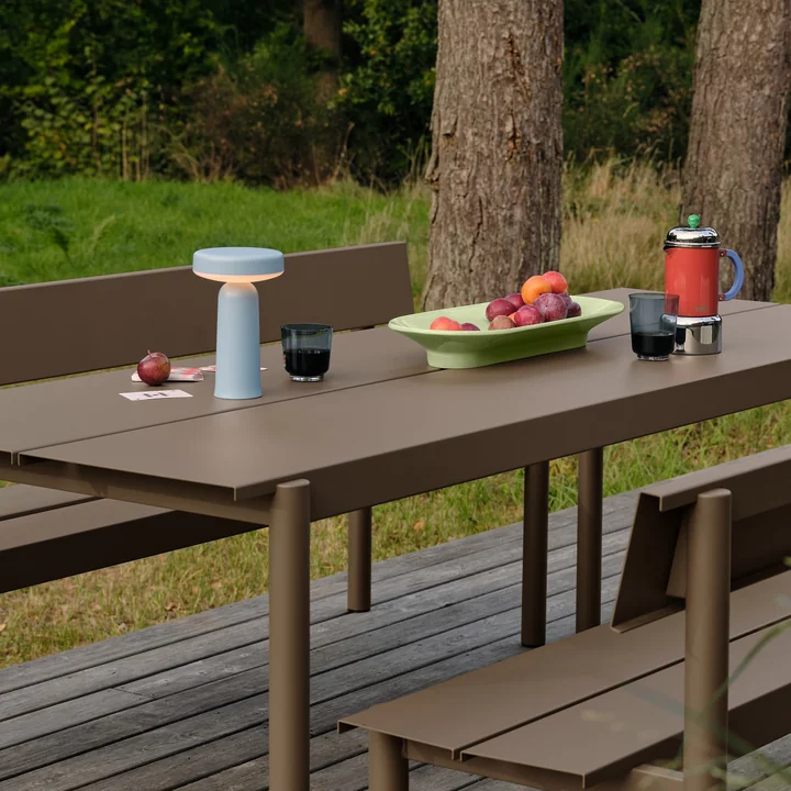 Muuto - Ease Portable LED Outdoor Battery lamp, light blue