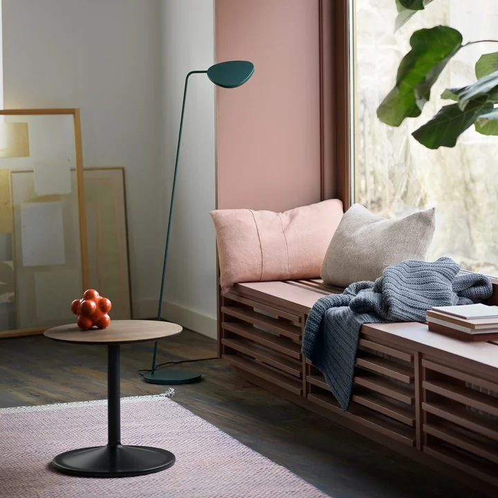 Muuto - Leaf LED floor lamp, dark green