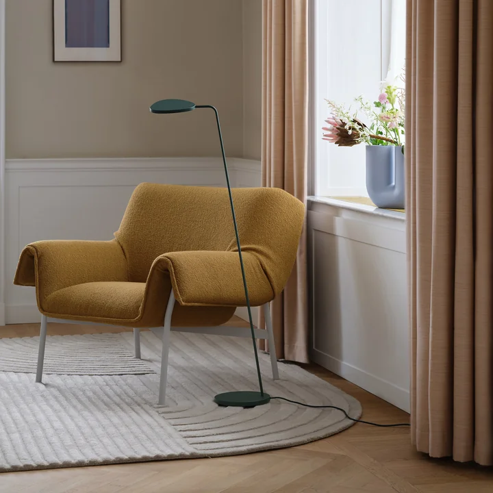 Muuto - Leaf LED floor lamp, dark green