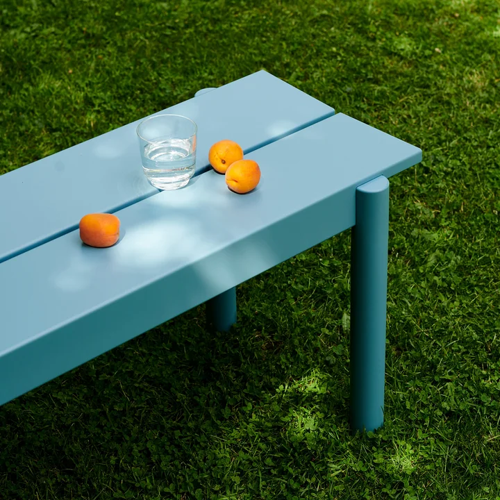 Muuto - Linear Steel Bench, light blue