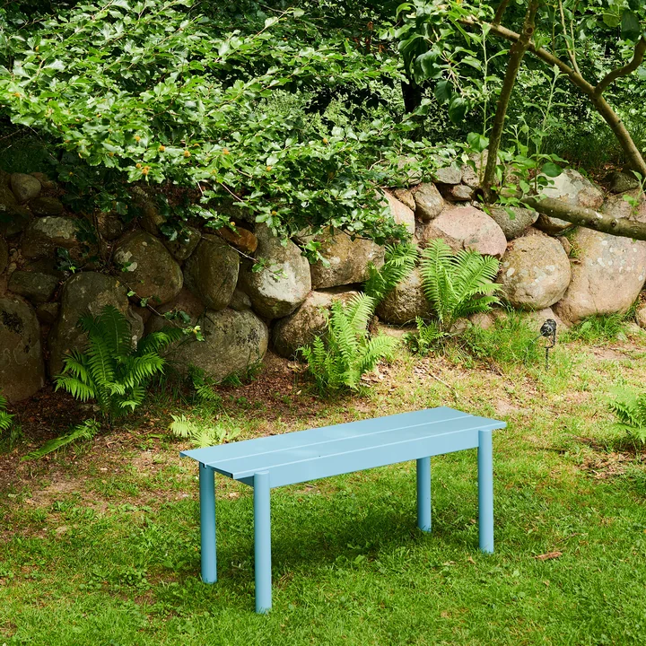 Muuto - Linear Steel Bench, light blue