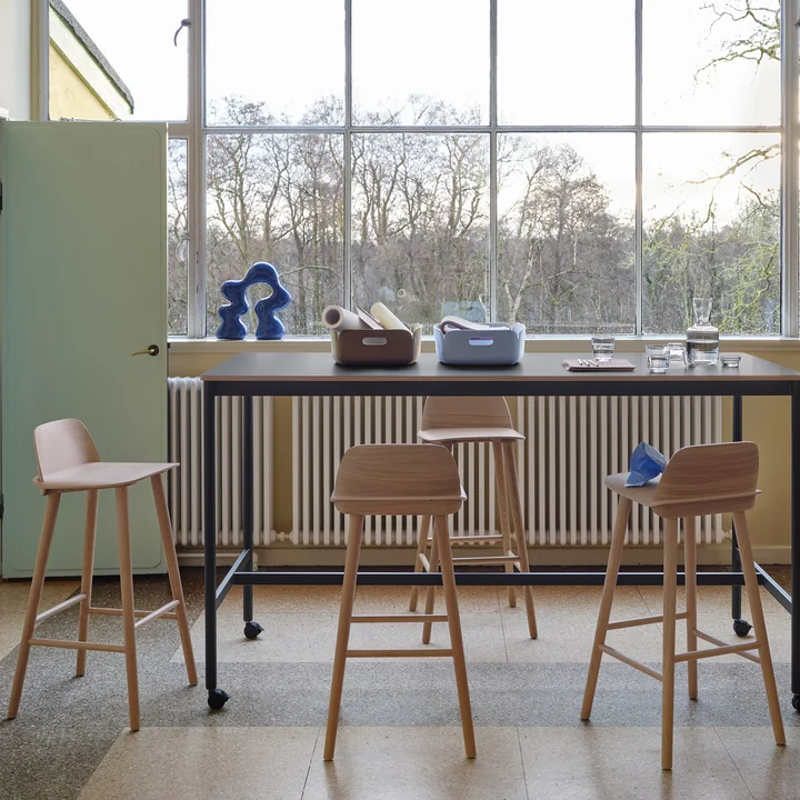 Muuto - Nerd Bar stool, oak