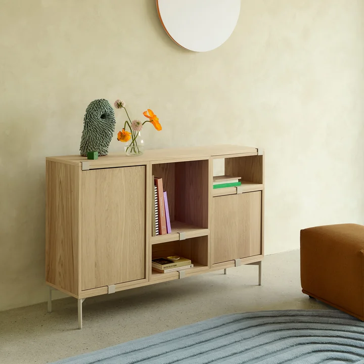 Muuto - Stacked shelving system - oak