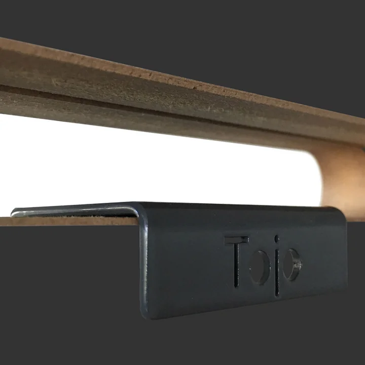Tojo - Clip for Hochstapler shelving system, anthracite