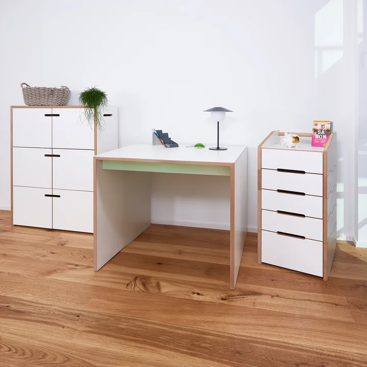 Tojo - freistell Table, 80 x 80 cm, white