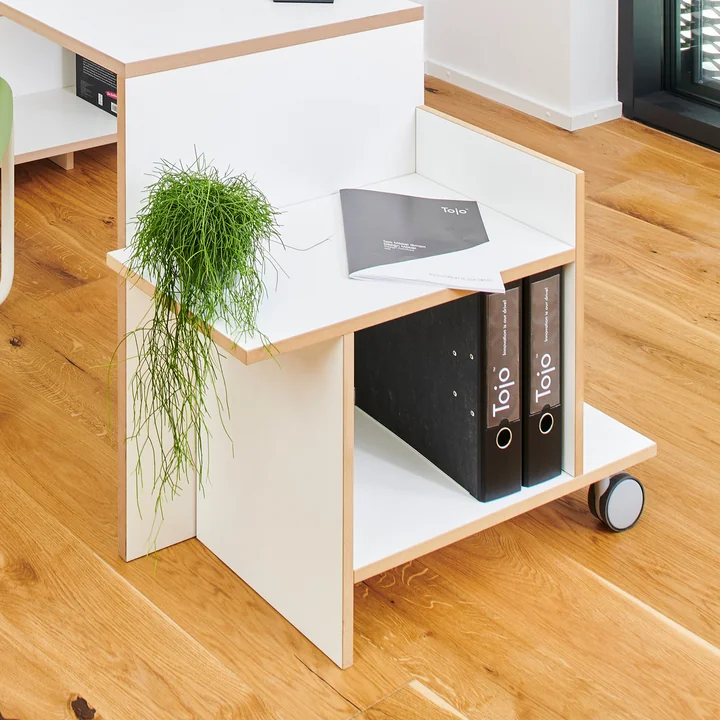 Tojo - freund side table, white