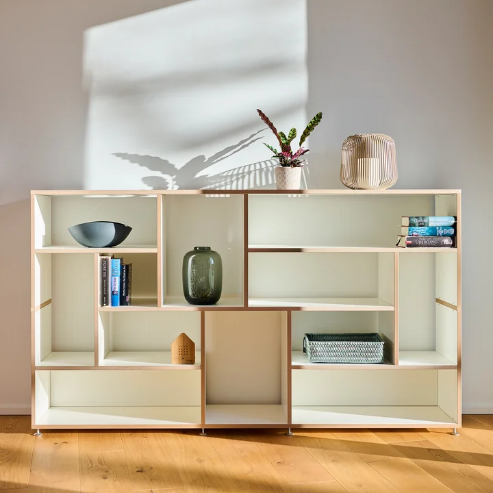 Tojo - Hanibal Shelving system, side, white